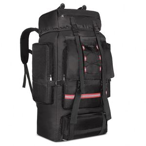 Sac à dos en polyester camouflage de grande capacité 130L pour hommes, tendance, pour les voyages en plein air, la randonnée, le stockage, le camping, les bagages - Product Image 1