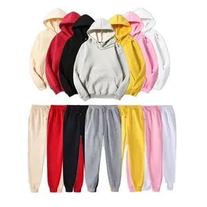 RUICHI Custom logo fashion sport suit men's sweat pants hoodie set tracksuit for men's hoodies with pants