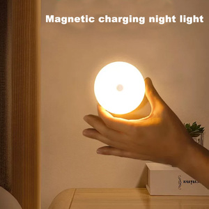 Veilleuse LED à détection automatique du corps humain pour chambre à coucher, s'allume à la présence de personnes, idéale pour les escaliers. - Product Image 1