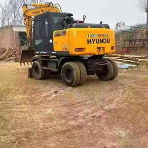 รถขุดล้อยี่ห้อฮุนไดของแท้จากเกาหลี 140 วัตต์ มือสอง รถขุดเคลื่อนที่ 14 ตัน - Product Image 1