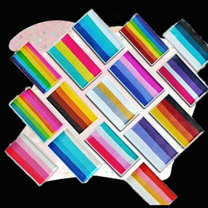 สีเพ้นท์หน้าและผิวกายแบบล้างออกได้ 6 สี ขนาด 30 กรัม ผลิตจากพืชธรรมชาติ สำหรับแต่งหน้าปาร์ตี้เด็ก ฮาโลวีน คริสต์มาส - Product Image 3