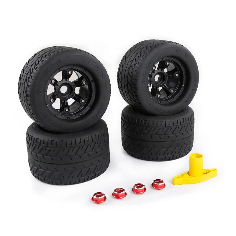 Rovan 200*120mm RC Wheel And Tire Set for 1/5 Scale Traxxas X-MAXX RC Car and Truck 86024