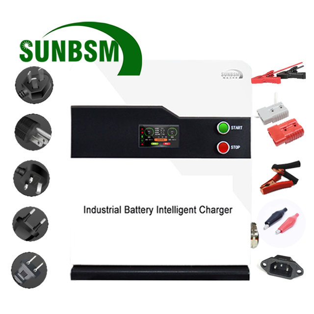 48V100A 60V60A 72V60A 84V60A 94V40A 120V40A Industrial Smart Charger for for Electric Car Golf Cart