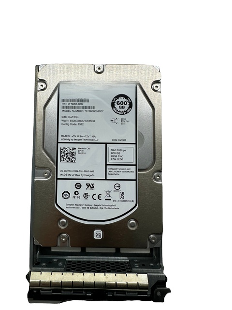 600GB 15000RPM SAS 6Gb/s 3.5-inch 16MB Cache Enterprise Hard Drive 002R3X