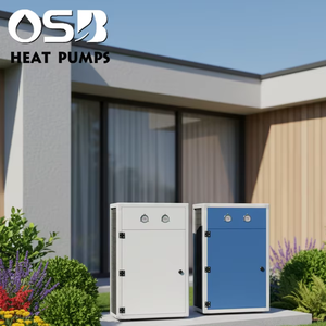 Jeotermal Su-Su Isıtma Soğutma Yer Kaynaklı Isı Pompası DC Inverter 20/30/50KW Sınıf A+++ WiFi Uygulama Kontrollü - Product Image 1