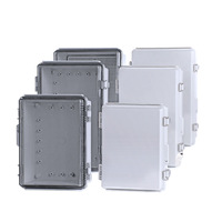 Boîte électronique étanche à la poussière et à l'eau IP67 en ABS avec loquets métalliques, certifiée CE ROHS, boîte de jonction électrique pour utilisation en extérieur