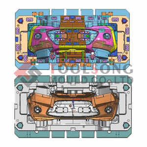 Molde de Inyección Grande de Plástico para Parachoques Automotrices, Molde de Inyección P20 con Pulido para la Fabricación de Componentes Exteriores de Automóviles - Product Image 2