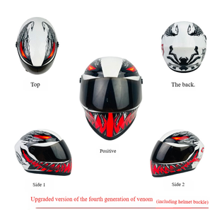Casco de juguete personalizable no eléctrico, modelo locomotora, colgante de motocicleta, coche, muñeca, <span class=keywords><strong>Venom</strong></span>, oso pequeño fijo, mini casco - Product Image 2