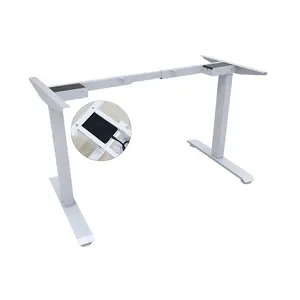 SJZ17 Office Adjustable Wooden Office Standing Desk Adjustable Base Adjustable Height Table