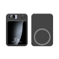 批发 5000mAh PD 20W 15W 无线充电器 ABS 锂聚合物电池 磁铁 防水 LED 显示屏 高容量 超薄