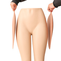 Almohadillas de silicona sexys para cadera, realzador de entrepierna, levantador de glúteos, moldeador de cadera, almohadilla extraíble para realzar el trasero para mujer