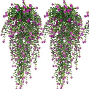 69 Piezas de Flores Artificiales de Eucalipto, Camelia y Rosa, Plantas Artificiales Colgantes, Pothos para Decoración de Sala de Estar - Product Image 1