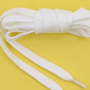 더블 레이어 8mm 두꺼운 플랫 교체 NB 신발 끈 블랙 그레이 크림 중공 폴리에스터 내구성 신발 끈 캐주얼 스니커즈 - Product Image 6