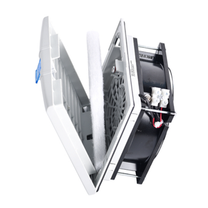 Usine directement IP54 148mm 230VAC ventilateur industriel de boîtier de Ventilation d'<span class=keywords><strong>armoire</strong></span> de panneau avec le filtre - Product Image 5