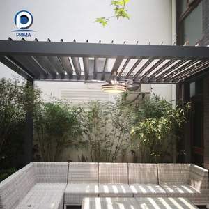 ระบบเพอร์โกลาโครงอะลูมิเนียมแบบตาข่าย พรีมา |   ศิลปะโครงสร้างที่ยั่งยืนและเป็นมิตรกับสิ่งแวดล้อมสำหรับสวนพักผ่อนสมัยใหม่ - Product Image 4