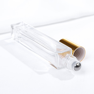 Cosmetics Packaging Transparent Glass Rectangle Perfume <b>Bottle</b> with Sprayer <b>10ml</b> for Massage Essential Oil - Product Image 5