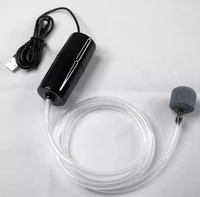 Kit de Pompe à Air USB de Luxe pour Aquarium, Mini Bulleur Écologique en Plastique, Aérateur Portable pour Aquarium, Pierre à Air, Sacs, Bureau, 1W