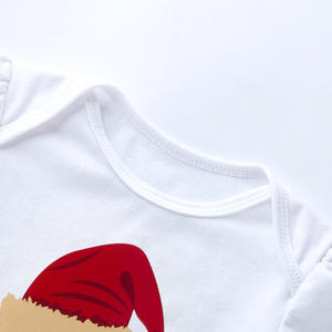Vêtements <span class=keywords><strong>de</strong></span> noël pour petites filles, habits d'été, barboteuse à manches courtes pour nouveau-né, Costume <span class=keywords><strong>de</strong></span> noël - Product Image 3