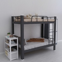 Literas de Acero Prácticas para Dormitorios Escolares, Apartamentos, Hostales Juveniles, Diseño Moderno, Literas Metálicas para Dormitorios