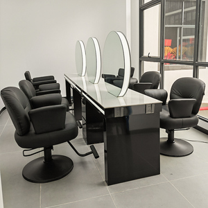 Expositor de Peluquería con Espejos de Doble Cara y Luz LED para Salón de Belleza y <span class=keywords><strong>Spa</strong></span> - Product Image 5