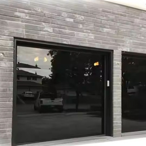 Puerta DE GARAJE DE ACERO superior automática moderna más vendida para casas Panel sándwich impermeable terminado Red de pantalla de fibra de vidrio - Product Image 5