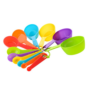 Colorful 12-Piece Plastic <b>Measuring</b> Spoon and Cup Set Graduated <b>Measuring</b> Cup for Baking Kitchen <b>Tool</b> for Home Use - Product Image 6