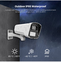 IP66 Wasserdichtes Metallgehäuse PoE NVR Kamerasystem Plug & Play CCTV-Kamera Heimsicherheit Mit Halterung Vollfarbig