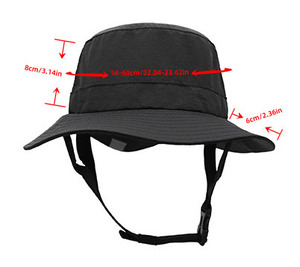 <span class=keywords><strong>Chapeau</strong></span> de pêcheur pliable à large bord pour la randonnée en plein air, la pêche, protection solaire UPF 50+, avec boucle anti-vent - Product Image 5
