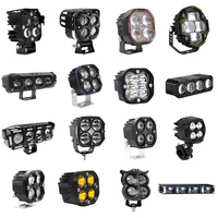 LELANPU Fábrica OEM/ODM, Lente de Rejilla Personalizada, Ojo de Ángel, Luz Antiniebla Auxiliar Externa, Luz de Trabajo LED, Focos LED para Motocicleta