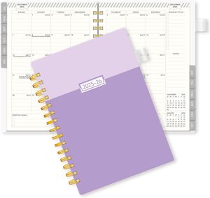 Planificadores Diarios Julio 2026-Junio 2026, Planificadores Académicos para Maestros y Estudiantes, <span class=keywords><strong>Planificador</strong></span> Semanal y <span class=keywords><strong>Mensual</strong></span> para Mujeres - Product Image 1