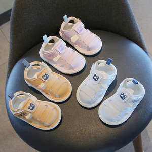Chaussures de marche d'été souples pour bébés garçons et filles, sandales pour bébés garçons, chaussures pour bébés de 1 an - Product Image 4