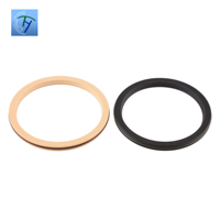TY U Type Peek Variseal Flat Iron Metal Shaft Step Mechanical Hydraulic Spring Energized PTFE Double Lip Oil Seal Custom Size