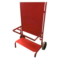 Chariot de support d'extincteur à plate-forme de 1.8m, outils de rangement, chariots à main