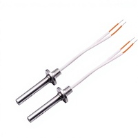 Yiyan 12V 150W Élément chauffant électrique à immersion micro-diamètre en acier inoxydable, fileté, pour chauffage d'eau, Nickel Chrome