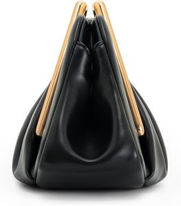 Borsa da Sera Plissettata in PU per Donna, Produzione Diretta, con Manico in Metallo, Ideale per Matrimoni - Product Image 4