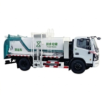 Camion de ramassage des déchets alimentaires et des ordures ménagères pour les industries de la construction et de la restauration