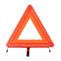Panneau de commerce PMMA de voiture, fabricant chinois, accessoire de voiture, ampoule led, signalisation en triangle pour la sécurité sur route