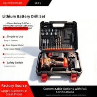 Perceuse électrique sans fil au lithium 20V, perceuse sans balais, outil à main à batterie pour la réparation à domicile