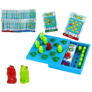 批发塑料板玩青蛙跳棋跳棋游戏象棋搞笑棋盘游戏玩具多级游戏其他益智玩具