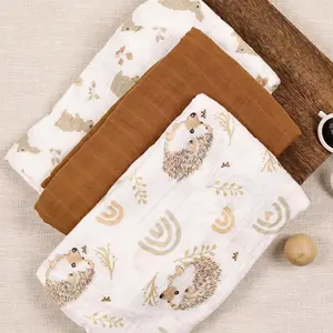 2 Layers <strong>Muslin</strong> <strong>Swaddles</strong> Wholesale <strong>Muslin</strong> Baby <strong>Swaddle</strong> Blanket Cotton Wraps Newborn Baby Blanket <strong>Swaddle</strong> - Product Image 3