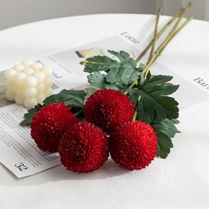 M-1023 Vente en gros d'arrangements <span class=keywords><strong>de</strong></span> fleurs artificielles, <span class=keywords><strong>pompons</strong></span> <span class=keywords><strong>de</strong></span> chrysanthèmes, fleurs artificielles en soie, pissenlits - Product Image 6