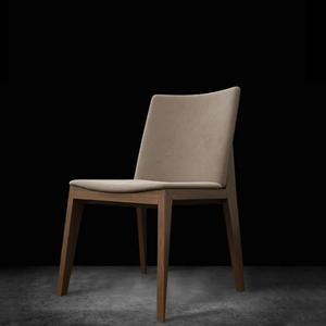 Nóng sang trọng tro gỗ da ghế ăn vật liệu thiết kế đơn giản và đơn giản rắn gỗ ghế ăn - Product Image 4