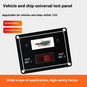 Doppio 12V 10A Tester batteria marino con puntatore voltmetro moduli elettronici e kit - Product Image 2