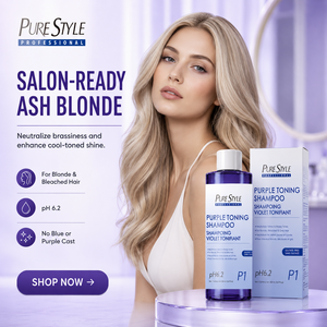 Champú Matizador Morado para Cabello Gris y Rubio Decolorado, Calidad Profesional, Sin Sulfatos, 500ml, Cuidado Capilar Profesional - Product Image 3