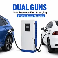 Station de recharge rapide DC intégrée CE ISO9001 pour véhicules électriques 60-240kW Double connecteur OCPP 1.6J IP54 OEM ODM Usine certifiée State Grid