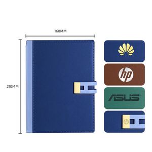 Simple Exhibition Giveaways Gift Set Notebook Ball Point Pen <b>USB</b> <b>Flash</b> / Stick <b>Drive</b> Portable Paper Bag - Product Image 4