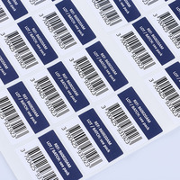 Les autocollants aléatoires d'étiquette de code à barres de sécurité imprimés par Costom sérialisent l'autocollant séquentiel de code Qr