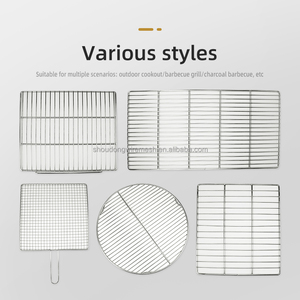 Tái Sử Dụng 304 Thực Phẩm Cấp Thép Không Gỉ BBQ <span class=keywords><strong>Net</strong></span> Cho Ngoài Trời Nhà Bếp Nướng Thịt Nướng Lưới Dây - Product Image 5