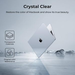 Custodia Rigida Trasparente <span class=keywords><strong>per</strong></span> Laptop <span class=keywords><strong>MacBook</strong></span> Neo 13 Pollici A18 <span class=keywords><strong>Pro</strong></span> A3404, Protezione Cristallina Antigraffio con Copritastiera - Product Image 4