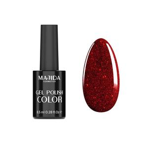 Majida Gel Polish Color 8,5 ml <b>Red</b> <b>Glitter</b> UV Gel - Product Image 1
